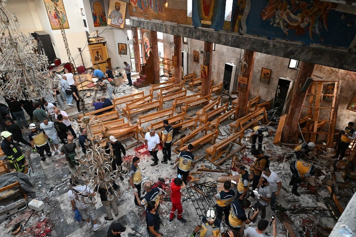 Serangan Bom Suriah: 22 Tewas di Gereja, Tragedi Mengerikan