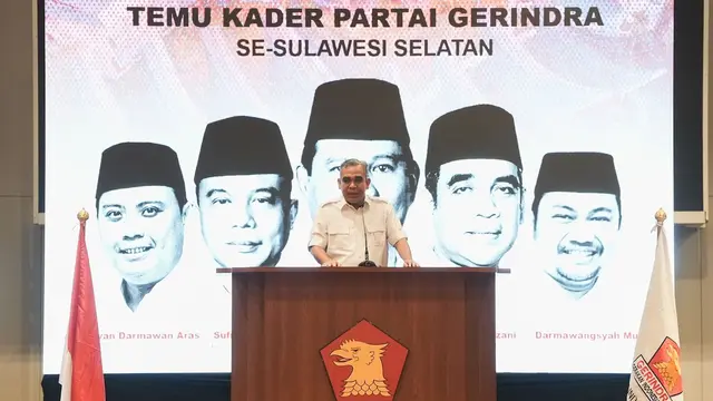 Dukungan Solid Gerindra Sulsel untuk Prabowo, Muzani Terkesan