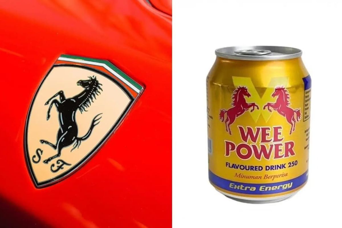 Ferrari Kalah: Logo Ditiru Minuman Lokal Malaysia? Heboh!