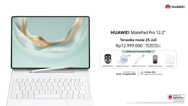 HUAWEI MatePad Pro 12.2: Tablet PC Produktif, Keyboard Canggih, WPS Office