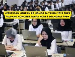 Honorer Tanpa Kode L Jadi PPPK 2025? Cek Info Resmi Menpan RB