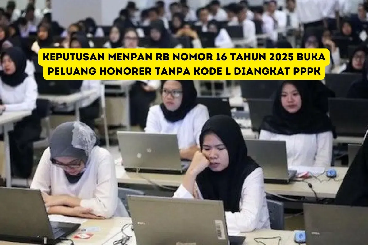 Honorer Tanpa Kode L Jadi PPPK 2025? Cek Info Resmi Menpan RB