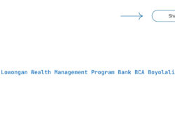 Lowongan Wealth Management Program Bank BCA Boyolali Tahun 2025 (Resmi)