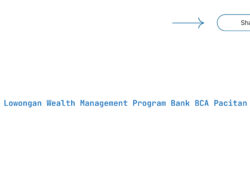 Lowongan Wealth Management Program Bank BCA Pacitan Tahun 2025 (Lamar Sekarang)